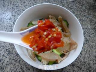 Beef Tendon Mixed with Cucumber recipe