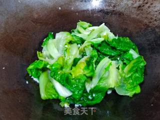 #家常菜#lard and Garlic Lettuce recipe