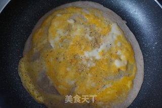 #妈妈的味#mixed-grain Egg Pie recipe