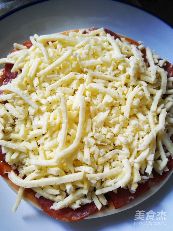 Salami and Bacon Pizza ~ Microwave Version recipe