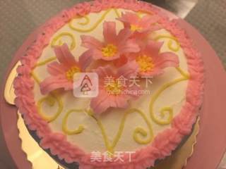 #aca烤明星大赛#lily Cake recipe