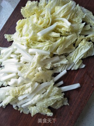 Stir-fried Cabbage with Dried Tofu recipe