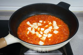 Braised Shrimp with Tomato Tofu recipe