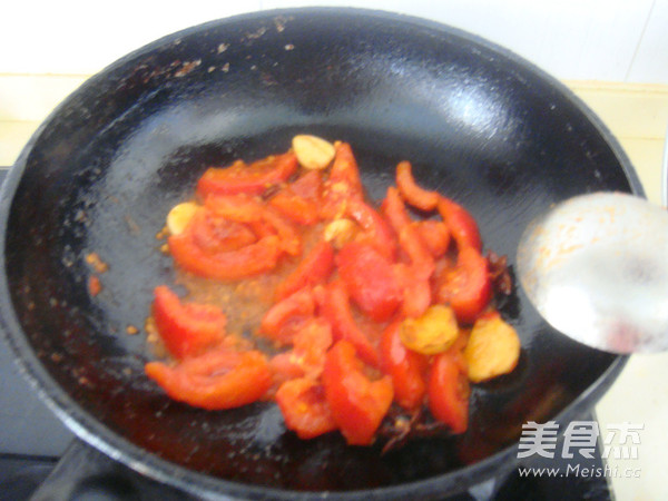 Stewed Beef Tendon with Tomato recipe