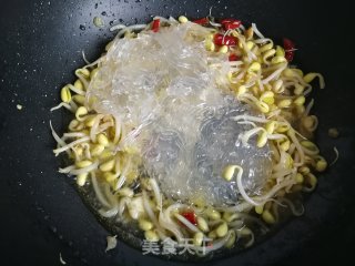 Soy Bean Sprouts Fried Crystal Powder recipe
