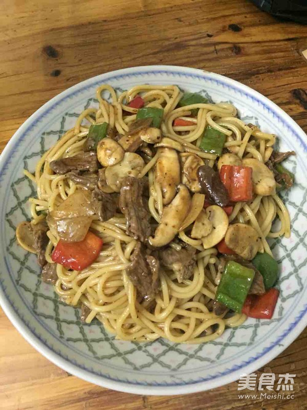 Black Pepper Beef Tenderloin Pasta recipe