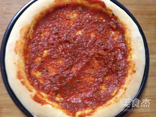 Sausage Pork Floss Pizza recipe