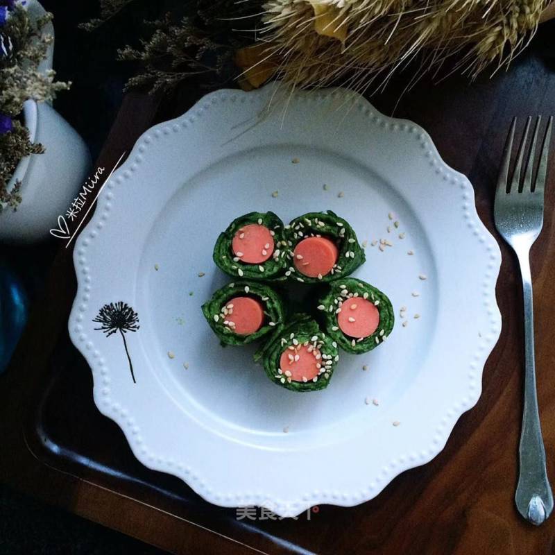 Spinach Ham Roll recipe
