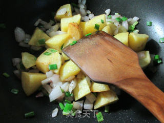 Cumin Onion Potatoes recipe