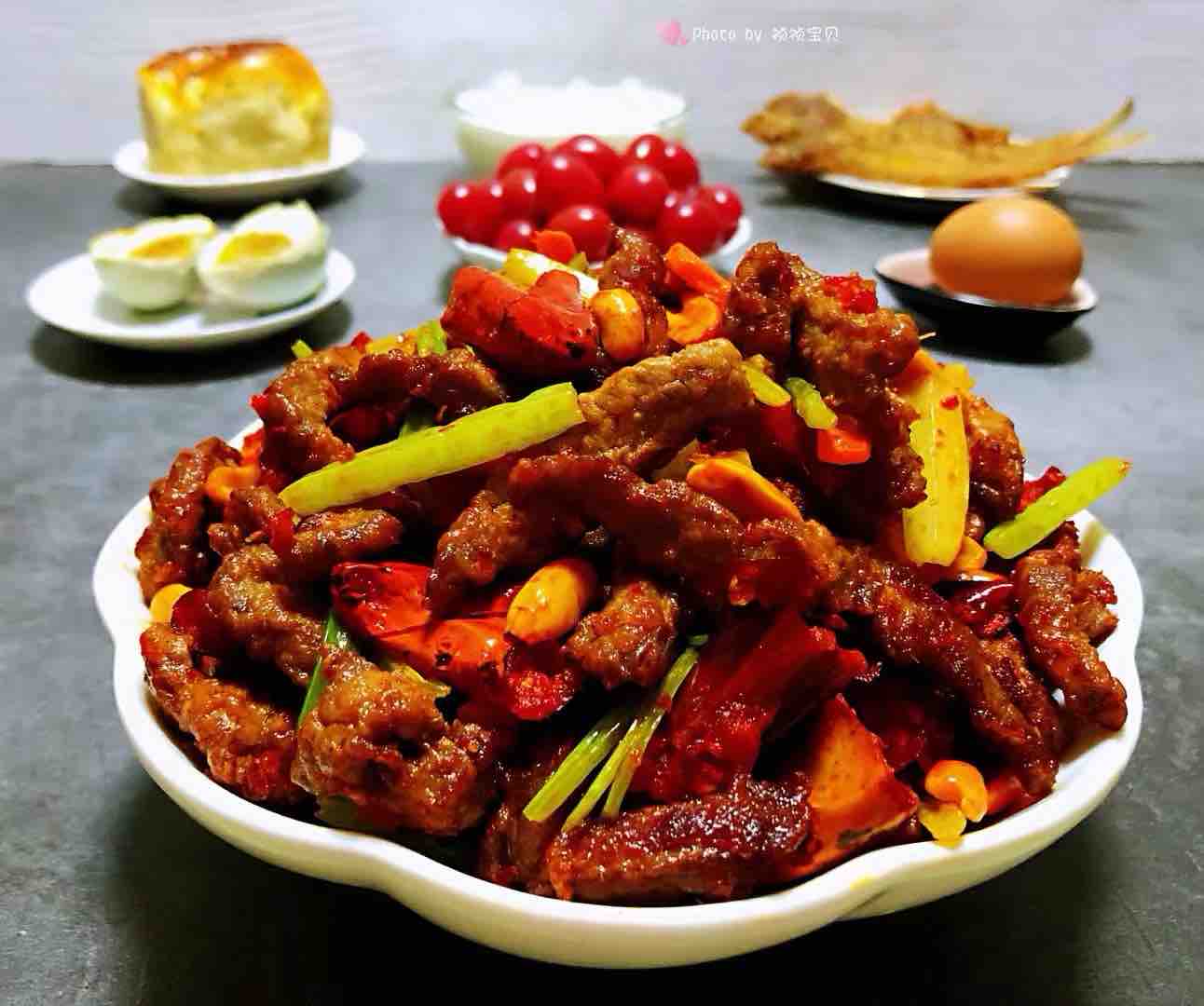 Stir-fried Celery with Crispy Beef recipe