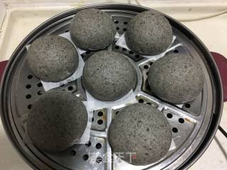 Milky Black Sesame Bun recipe