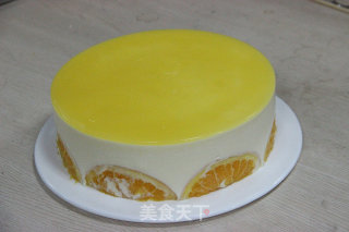 Fresh Orange Mousse Cake recipe