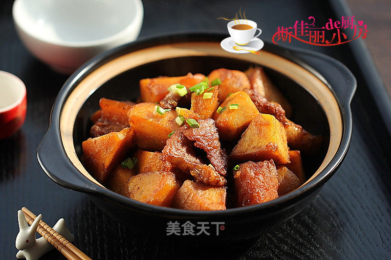 【hubei】roasted Pork with Sweet Potatoes recipe