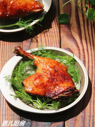 Roasted Duck Leg in Honey Sauce recipe