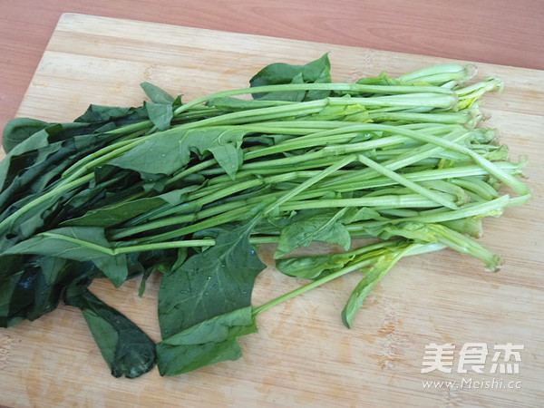 Glinolek Spinach Stalks Mixed with Double Silk recipe