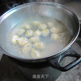 Scallion Fish Paste Meatballs recipe