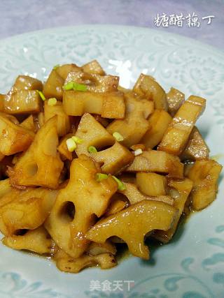 Sweet and Sour Lotus Root recipe