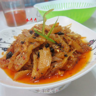 Spicy Dried Fish Shreds recipe