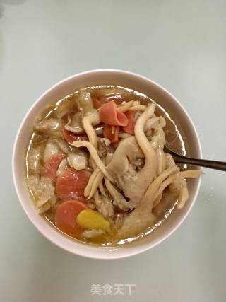 Mushroom Pork Soup recipe