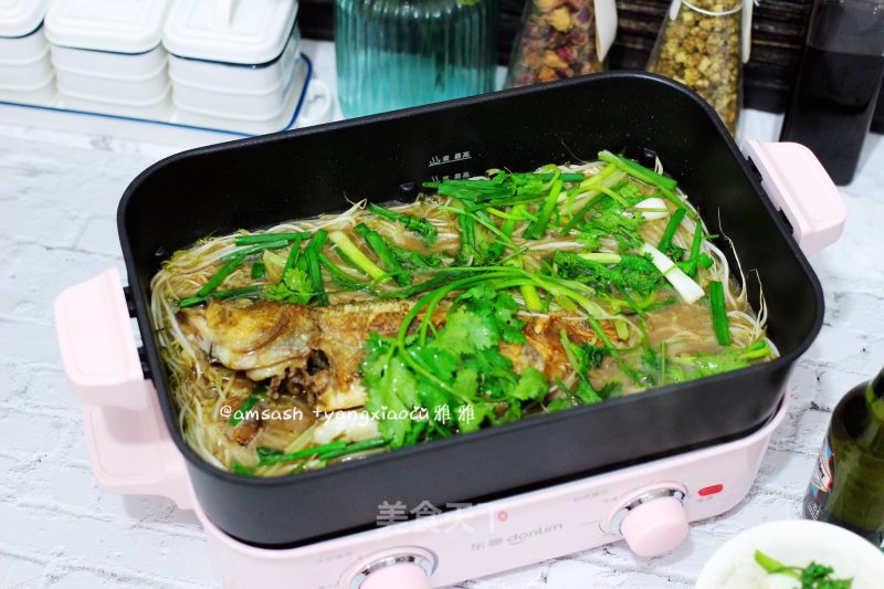Bass Braised Bean Sprouts