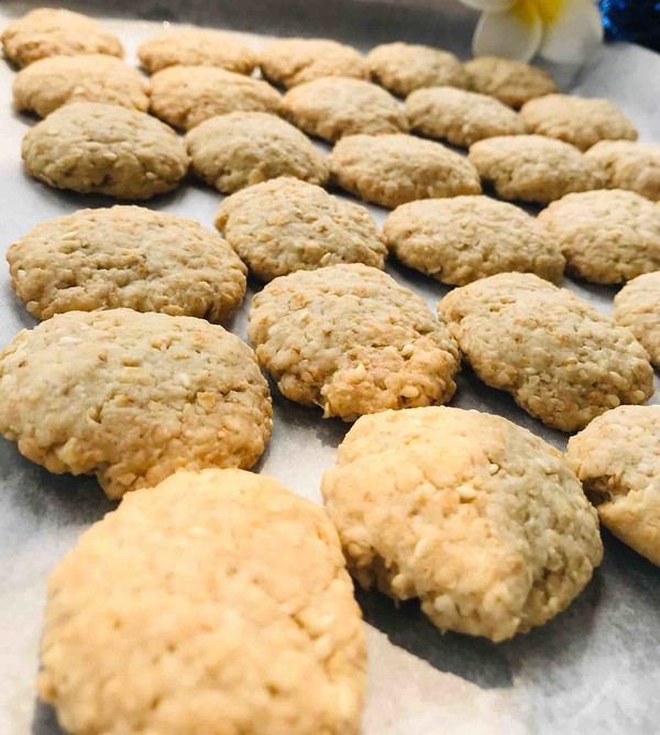 Quick Hand Biscuits—oatmeal Sesame Biscuits recipe