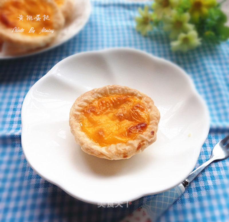 Yellow Peach Egg Tart recipe