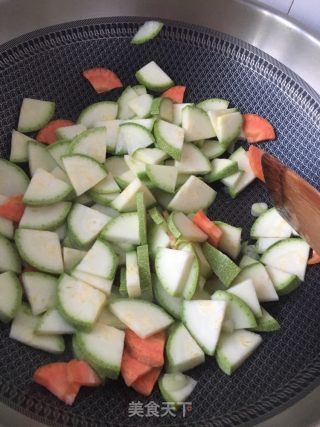 Fried Zucchini with Fresh Scallops recipe