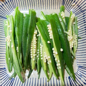 Super Delicious Cold Okra recipe