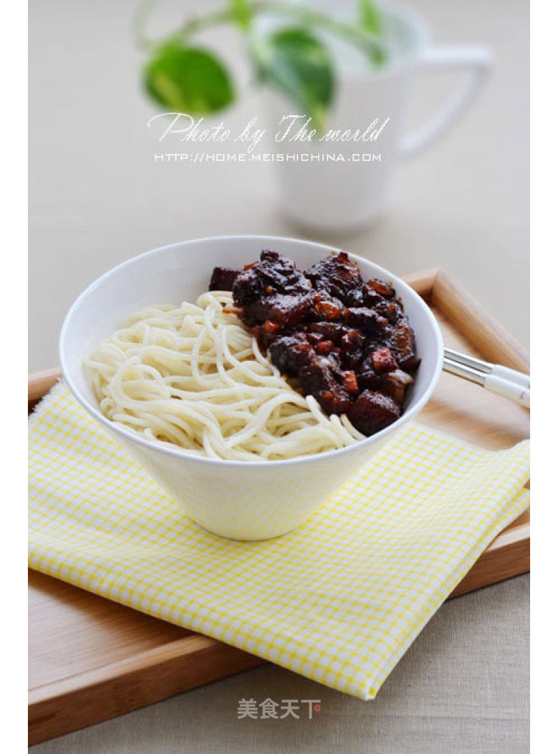 [on The Day of The Rain Below] Pork Belly Fried Noodles recipe