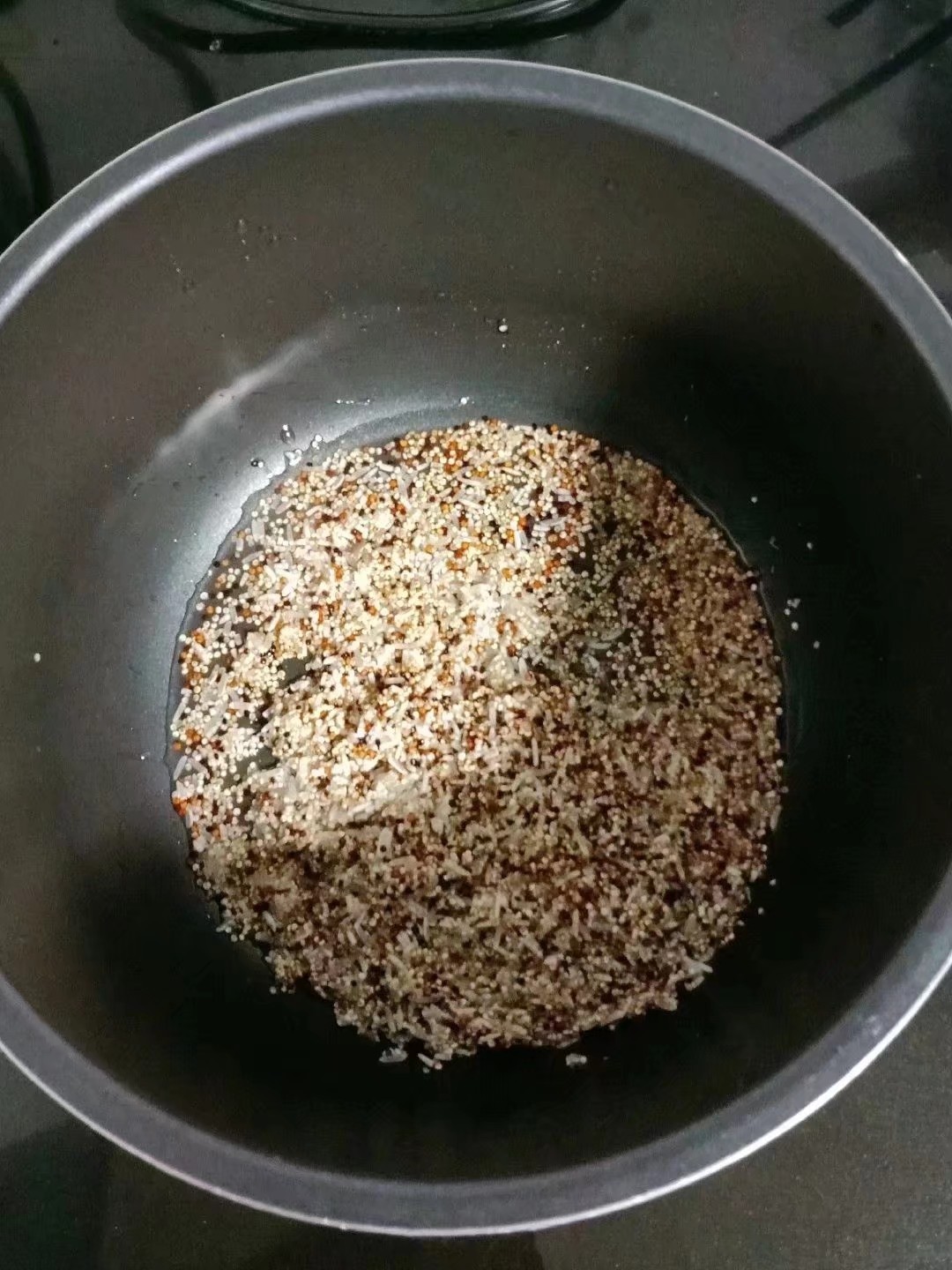 Quinoa and Scallops Seasonal Vegetable Porridge recipe