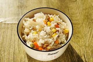 Beef Sausage Rice with Vegetables recipe