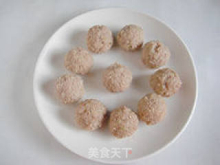 [steamed Handmade Lion Head] --- The Taste from The Country recipe