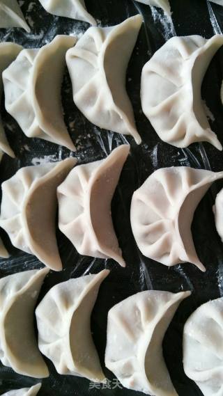 #春食野菜香# Wild Leek and Pork Dumplings Freshly Lose Eyebrows recipe