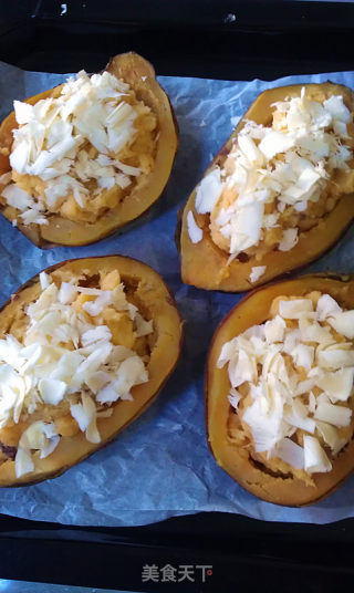 Baked Sweet Potato with Cheese recipe