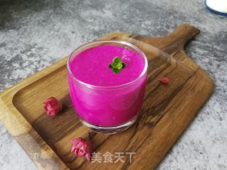Dragon Fruit Flavored Milk recipe