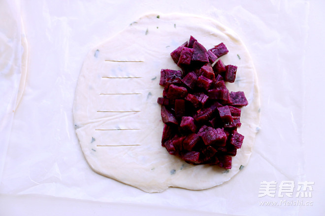 Purple Potato Pie recipe