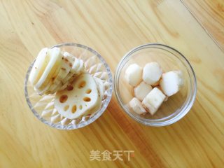 Lotus Root Peanut Yam Soup recipe