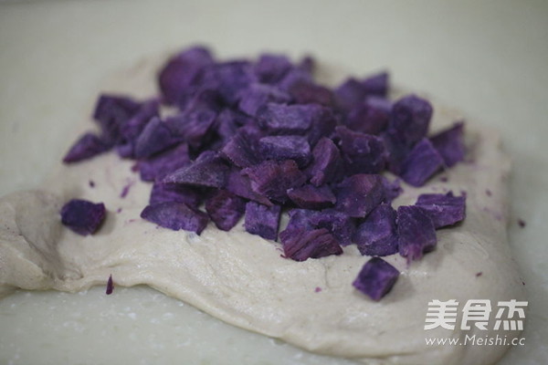 50% Whole Wheat Purple Sweet Potato Bread recipe