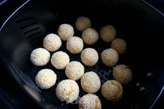 Air Fryer Roasted Sweet Potato Sesame Balls recipe