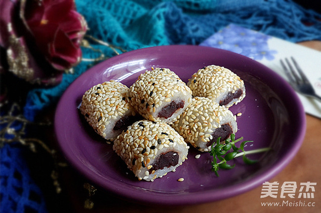 Sesame Glutinous Rice Cold Cake recipe