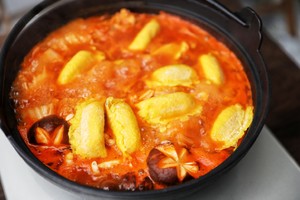 Super Rich Korean Spicy Cabbage Tofu Soup‼ ️healing Food in Winter recipe