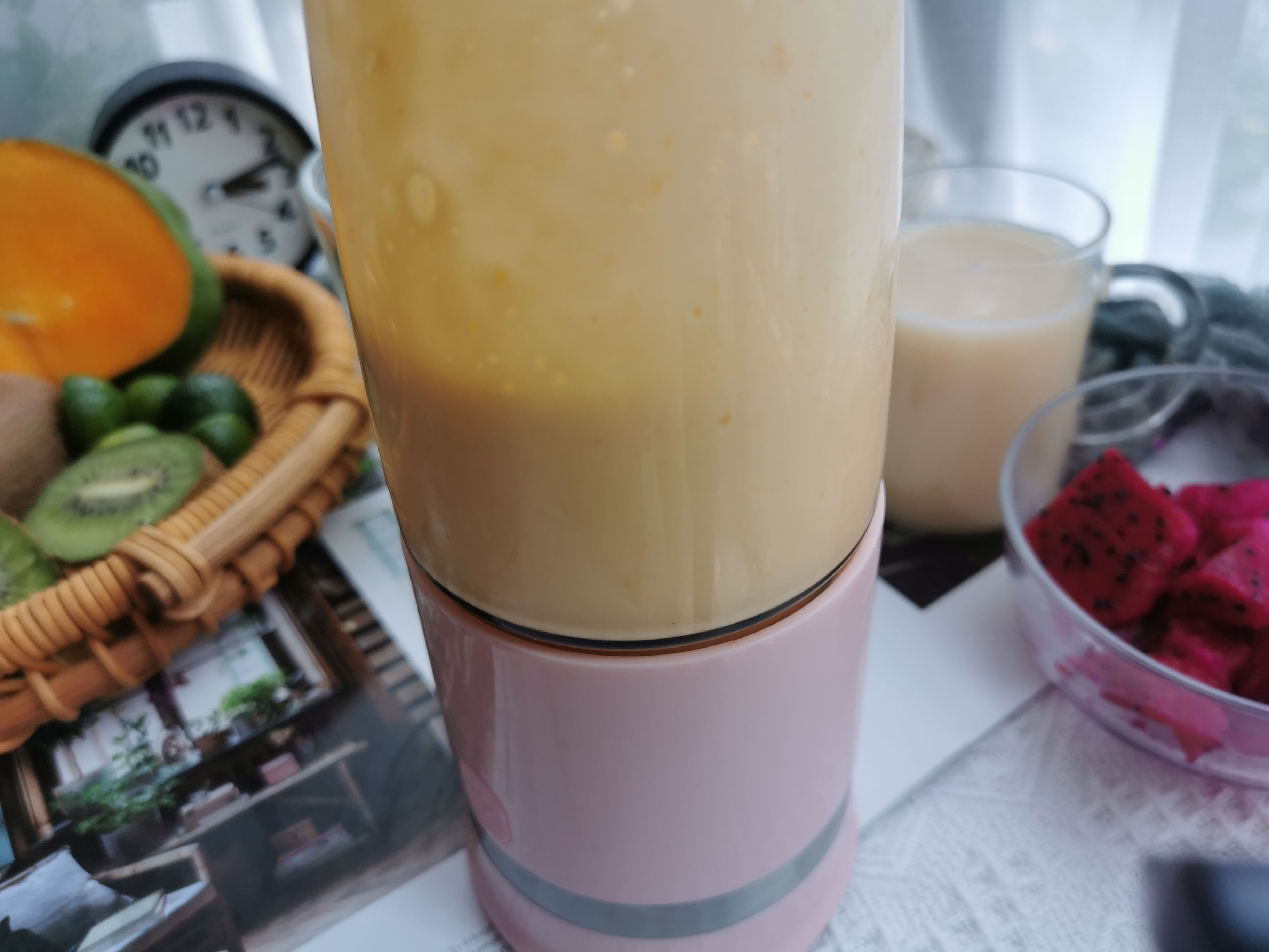 Colorful Fruit Milkshake recipe