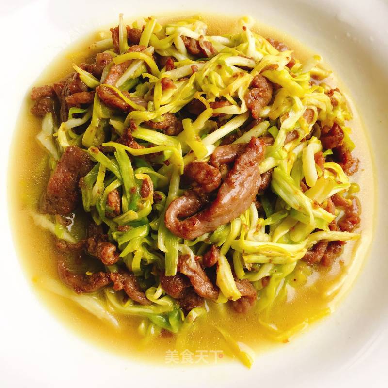 Stir-fried Beef Tenderloin with Garlic recipe