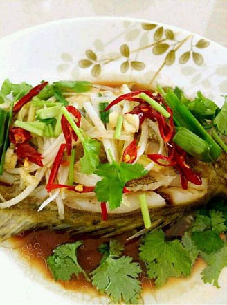 Steamed Osmanthus Fish recipe