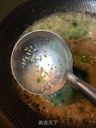 Broccoli Minced Pork Sea Cucumber Congee recipe