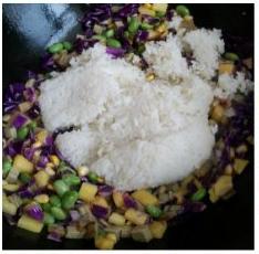 Fruity Mixed Vegetable Fried Rice recipe