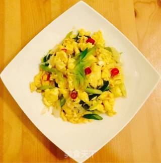 Scrambled Eggs with Green Onions recipe