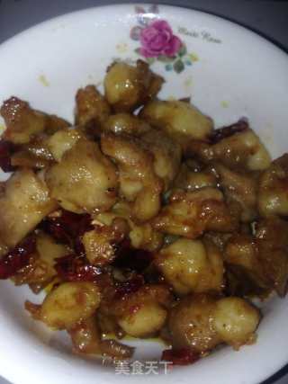 Spicy Stir-fried Chicken with Crispy Bone recipe