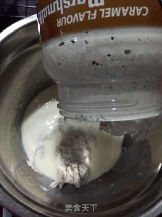 #四sessional Baking Contest and is A Love to Eat Festival#fluff Caramel Marshmallow Cocoa Chiffon Cake (8 Inches) recipe