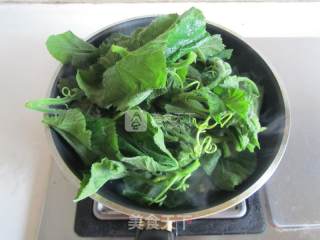 Stir-fried Pumpkin Leaves with Garlic recipe